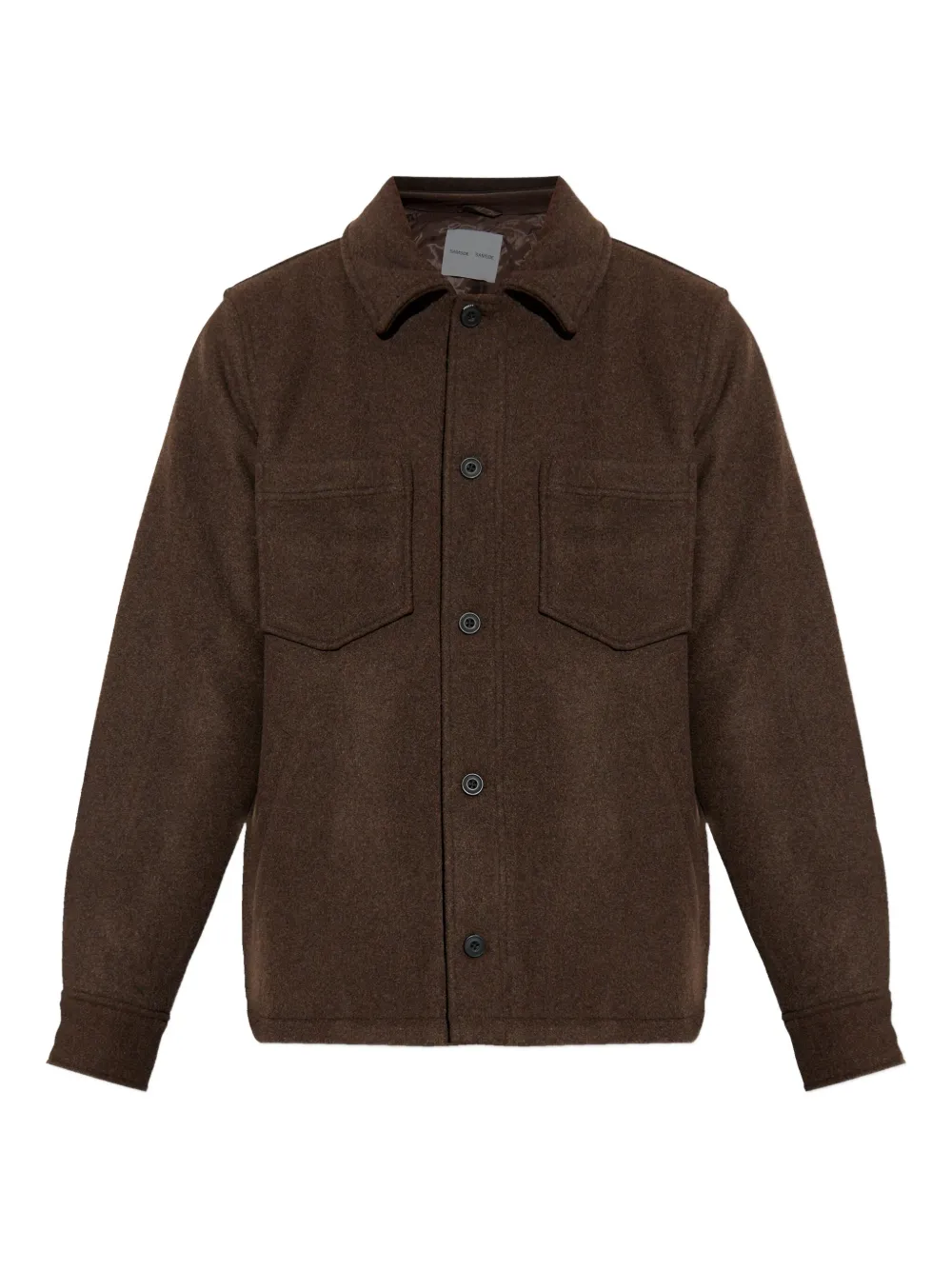 SAMSOE SAMSOE oversized shirt jacket | Brown | Image 1