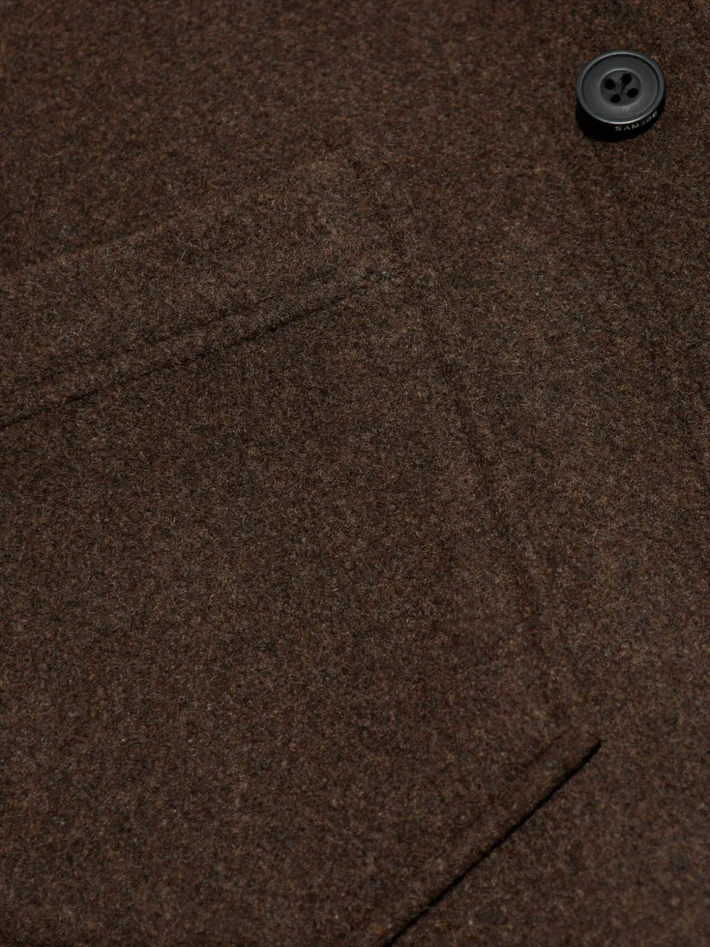 Samsoe & Samsoe Oversized Shirt Jacket In Brown
