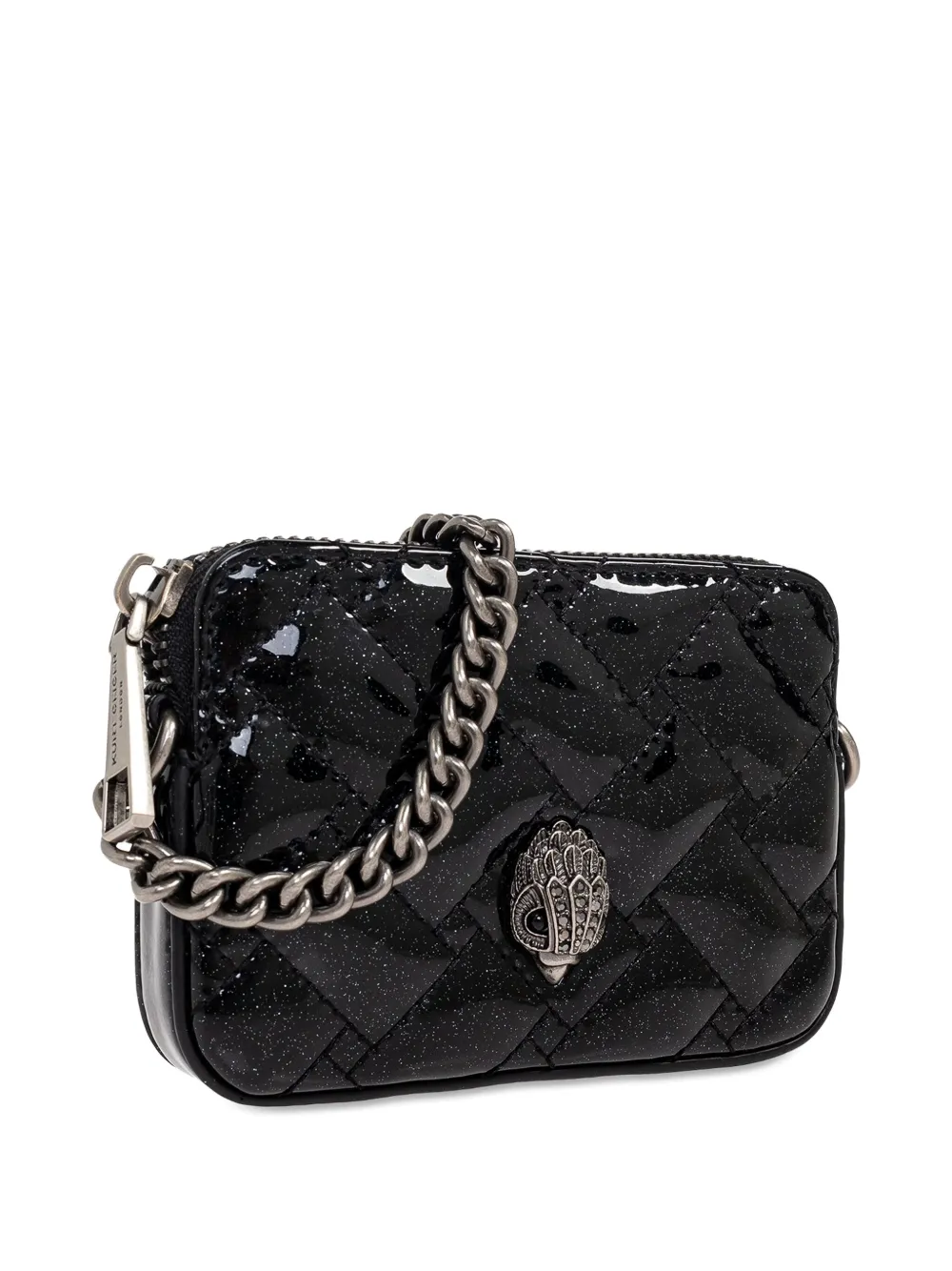Kurt Geiger Micro Kensington Quilted Camera Bag In Black