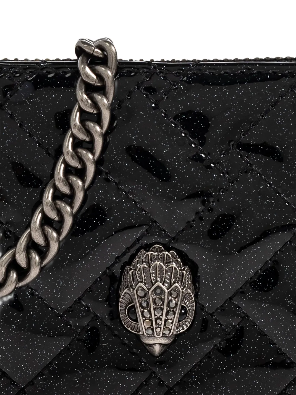 Kurt Geiger Micro Kensington Quilted Camera Bag In Black
