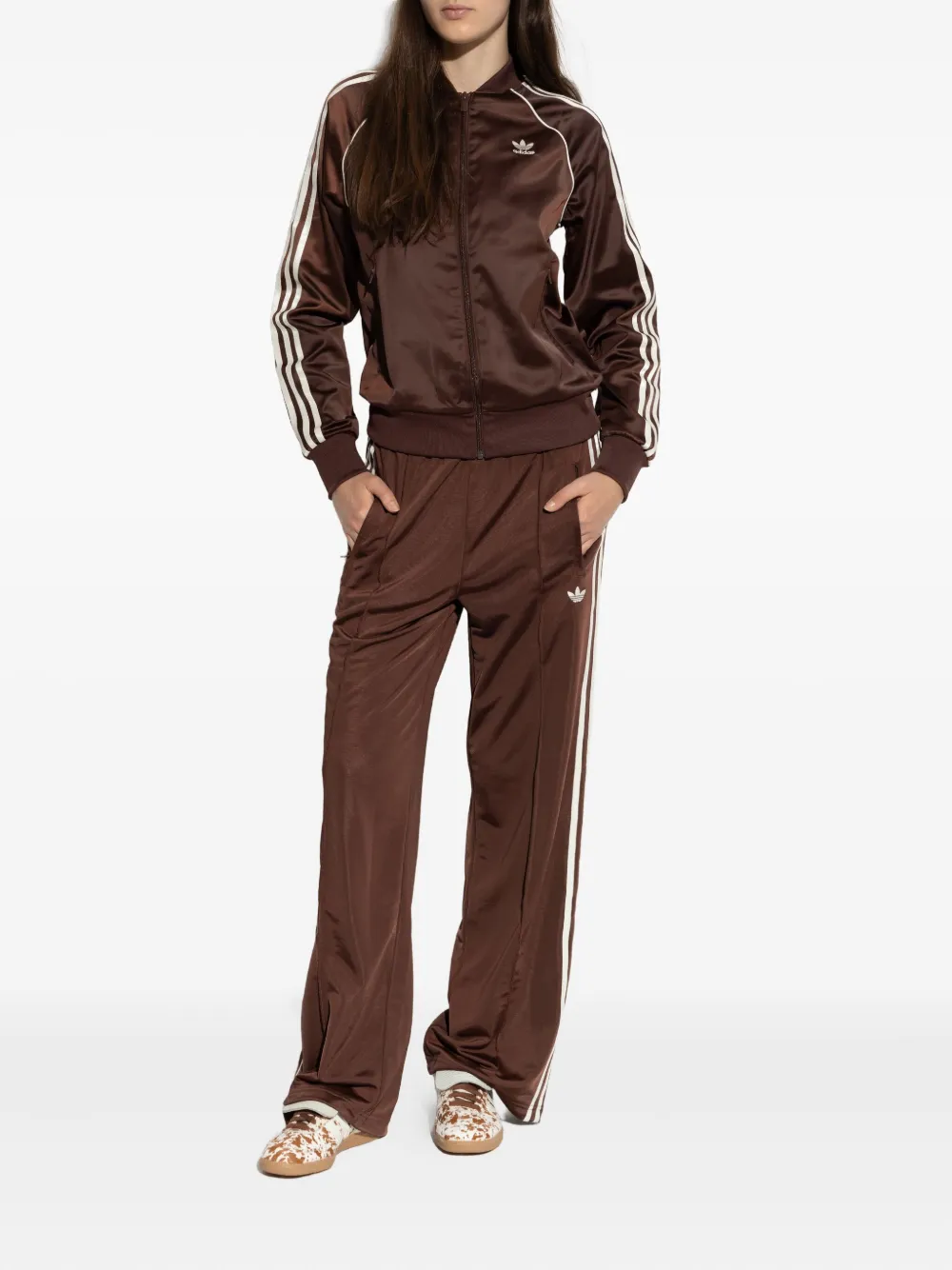 adidas SST Adicolor satin zip-up jacket | Fitted Jackets | Image 2