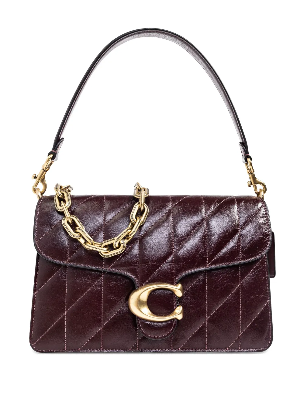 Coach Tabby Chain Shoulder Bag In Red
