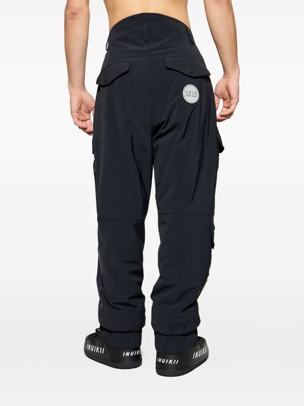 Giorgio Armani Cargo broek met rits Blauw