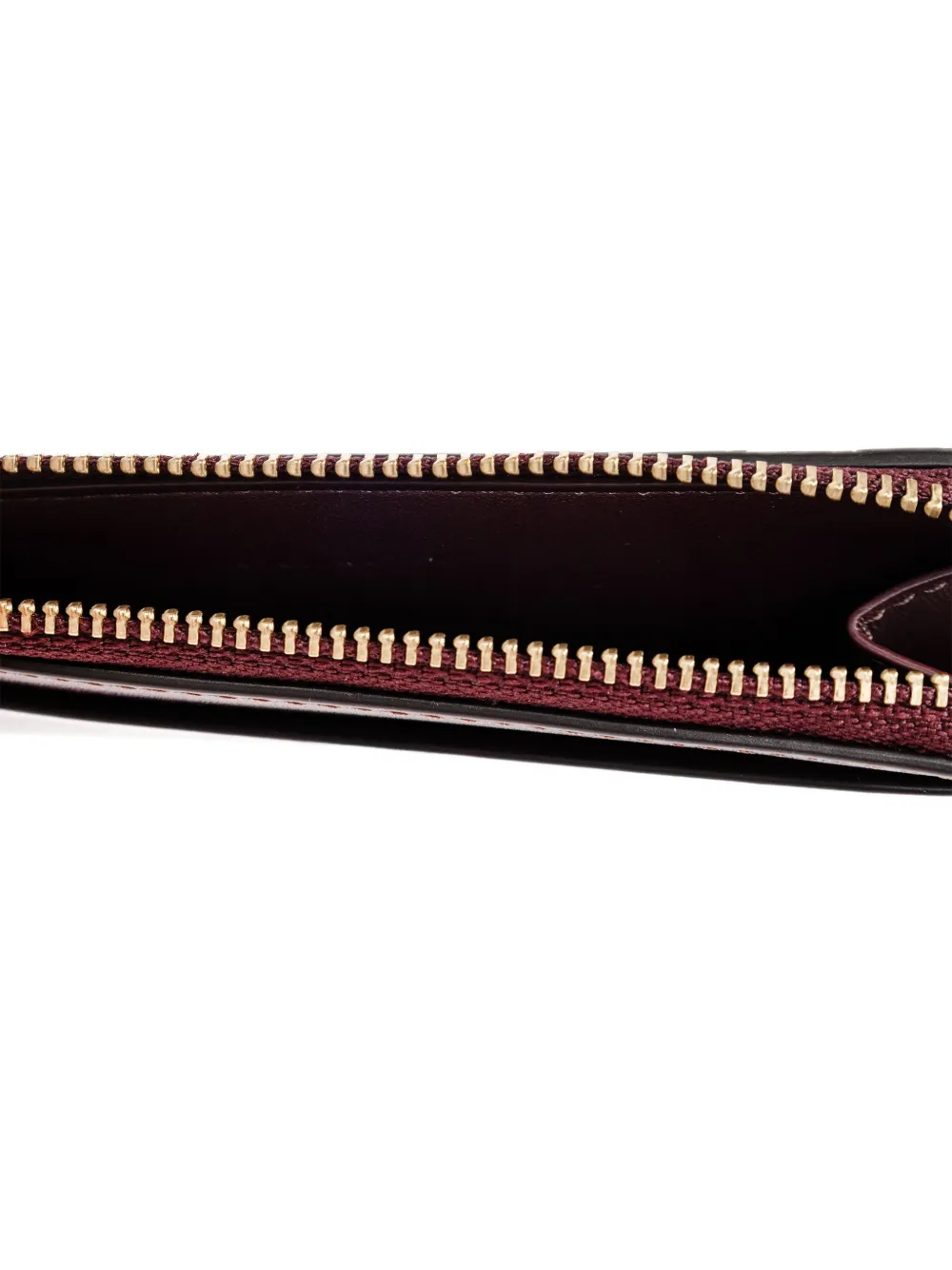 Coach Zip-around Wallet In Brown