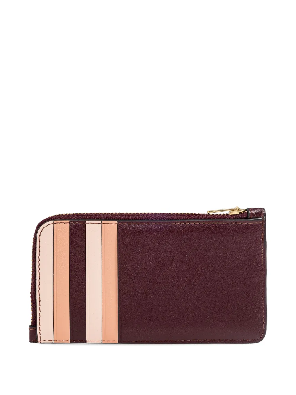 Coach Zip-around Wallet In Brown