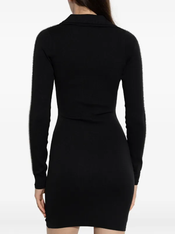 adidas black long sleeve dress adidas