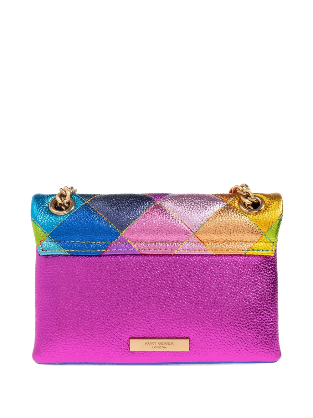 Kurt Geiger Kensington Quilted Chain Mini Bag In Multi