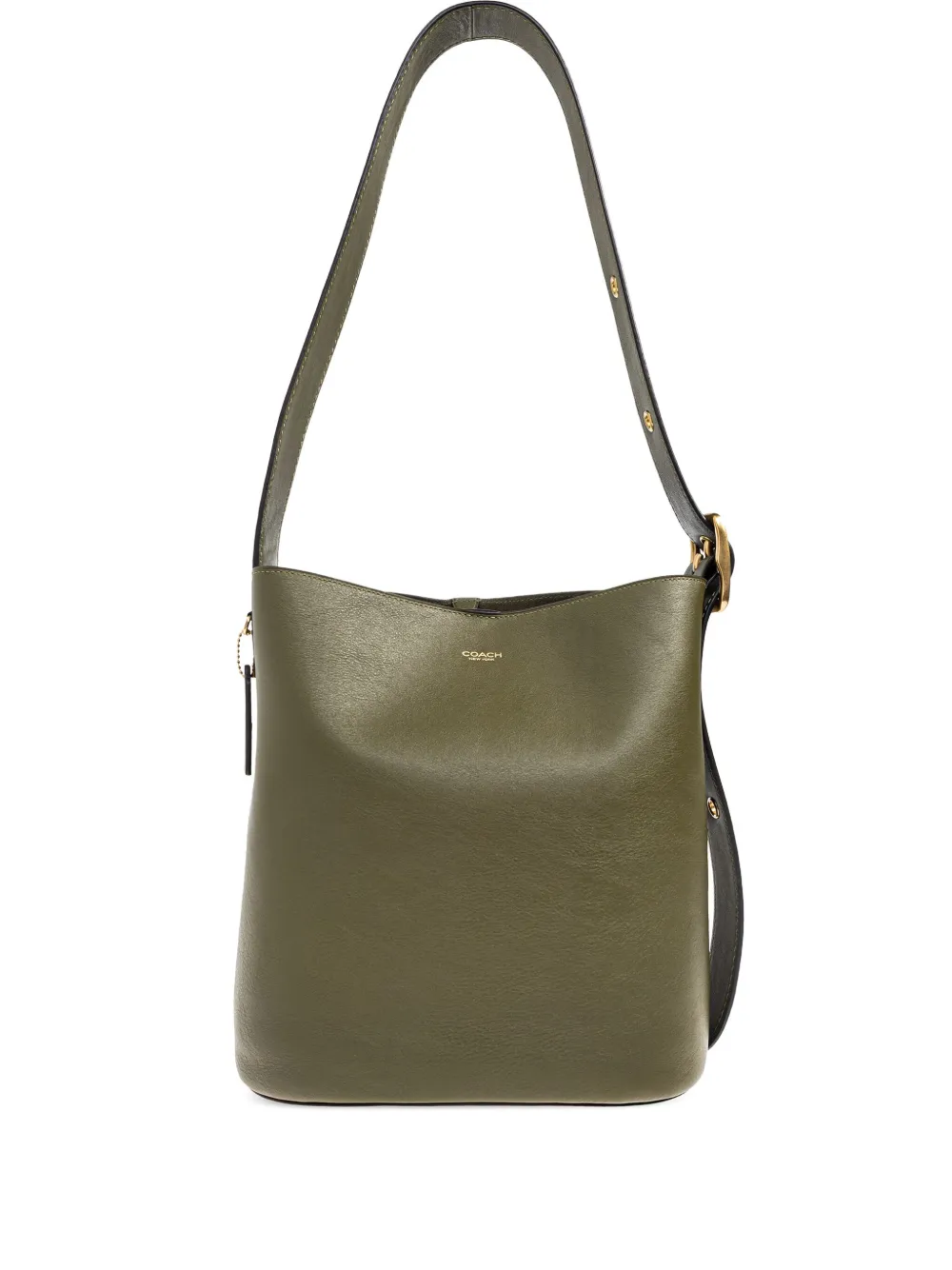 Coach Bleecker Adjustable Strap Bucket Bag In Green
