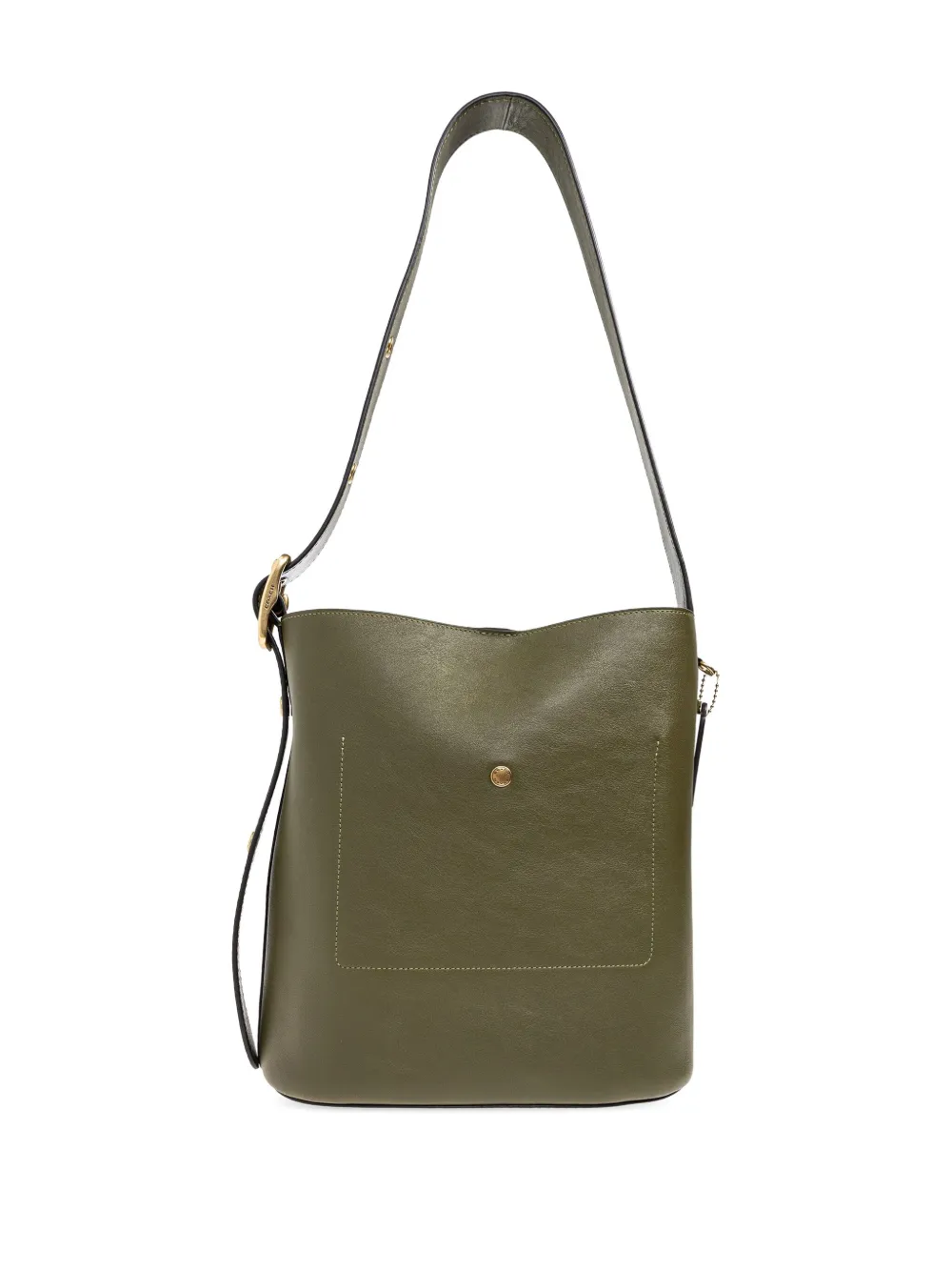 Coach Bleecker Adjustable Strap Bucket Bag In Green