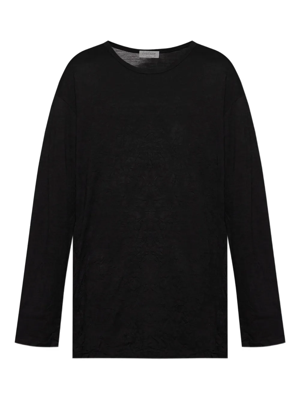 Yohji Yamamoto long-sleeved T-shirt | Black | Image 1