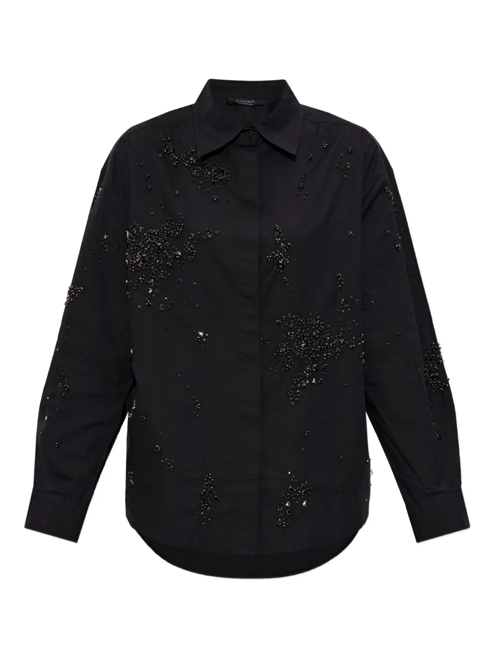 AllSaints Verziertes Gemi Hemd - Schwarz