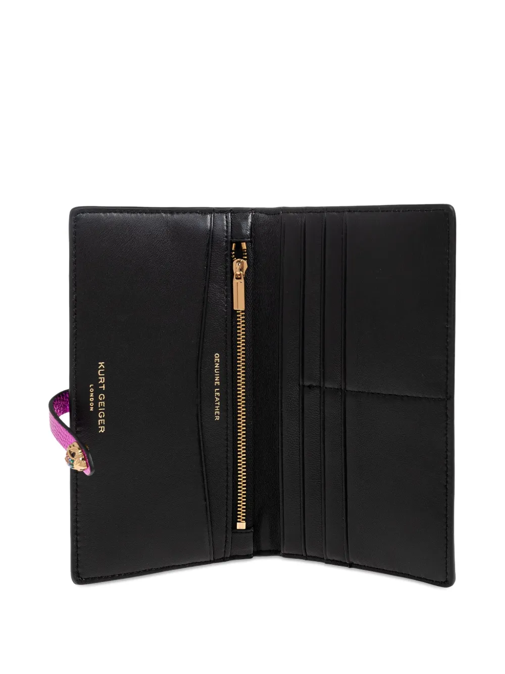 Kurt Geiger Kensington Soft Wallet P Quilted Embellished Wallet In Multi