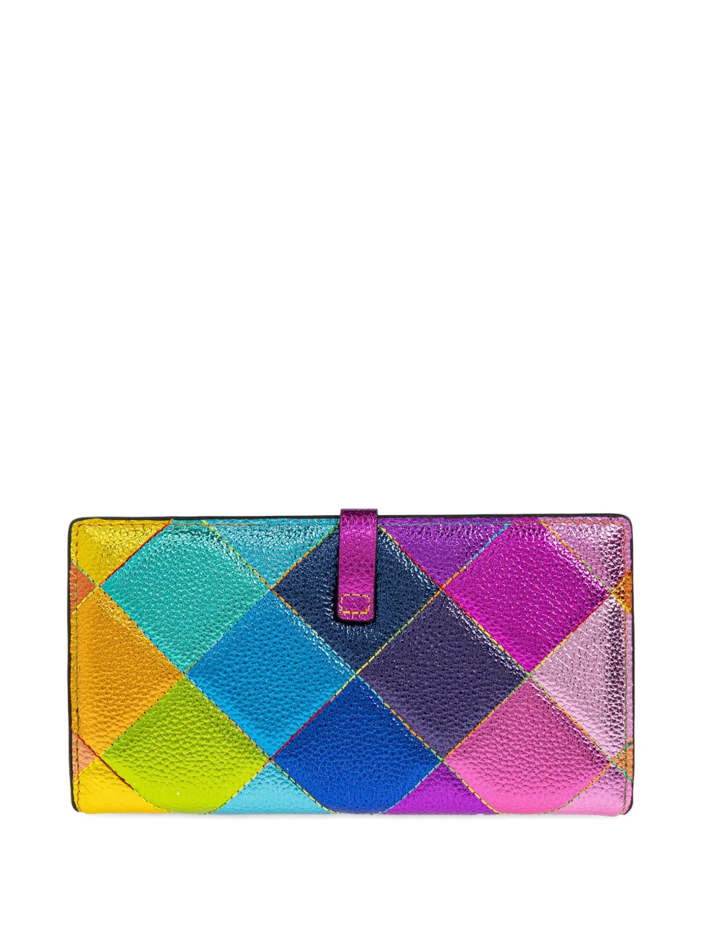 Kurt Geiger London Kensington Soft Wallet P quilted embellished wallet - Blauw