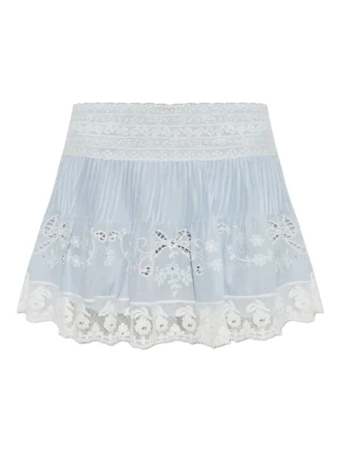 LoveShackFancy falda corta Levant