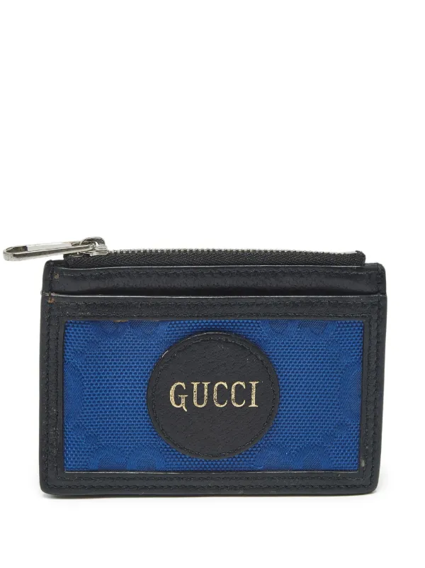 Gucci Pre-Owned Off The Grid カードケース | ブルー | FARFETCH JP