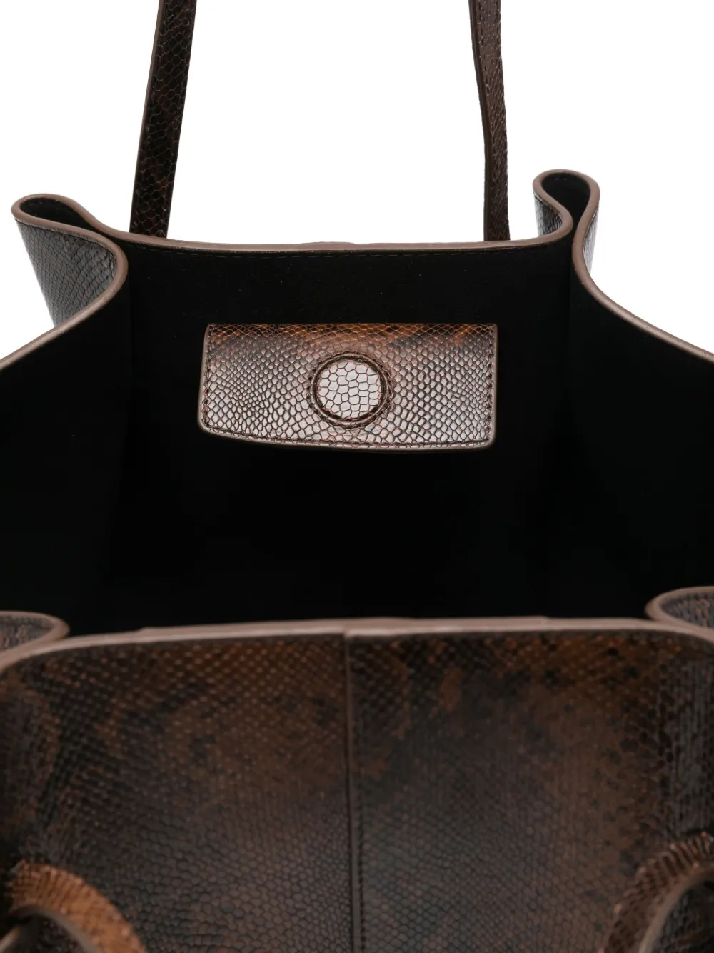 Yuzefi Grosse Mochi Handtasche In Brown