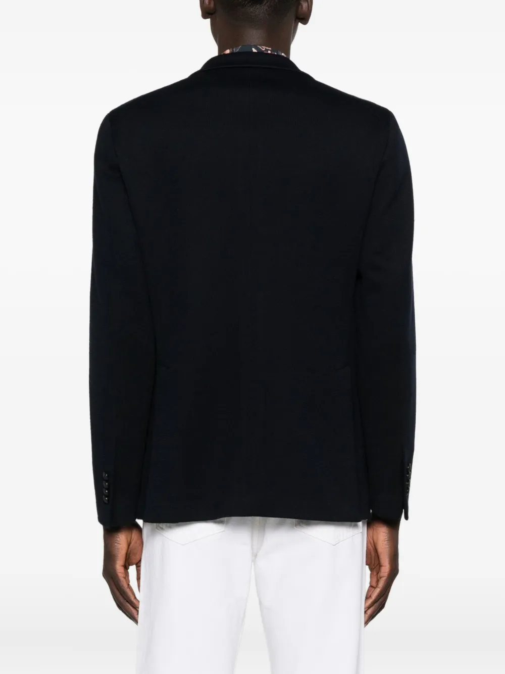 Tagliatore Single-breasted Blazer In Blue