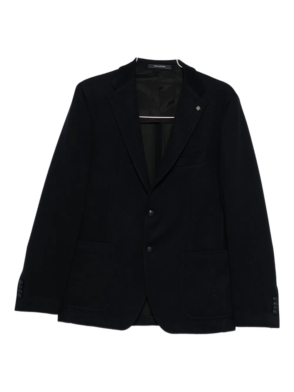 Tagliatore Single-breasted Blazer In Blue