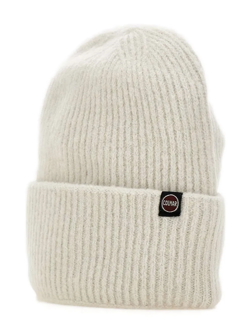 Colmar ribbed-knit cuffed beanie hat | White | Image 1