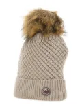 Colmar pom-pom beanie hat - Neutrals