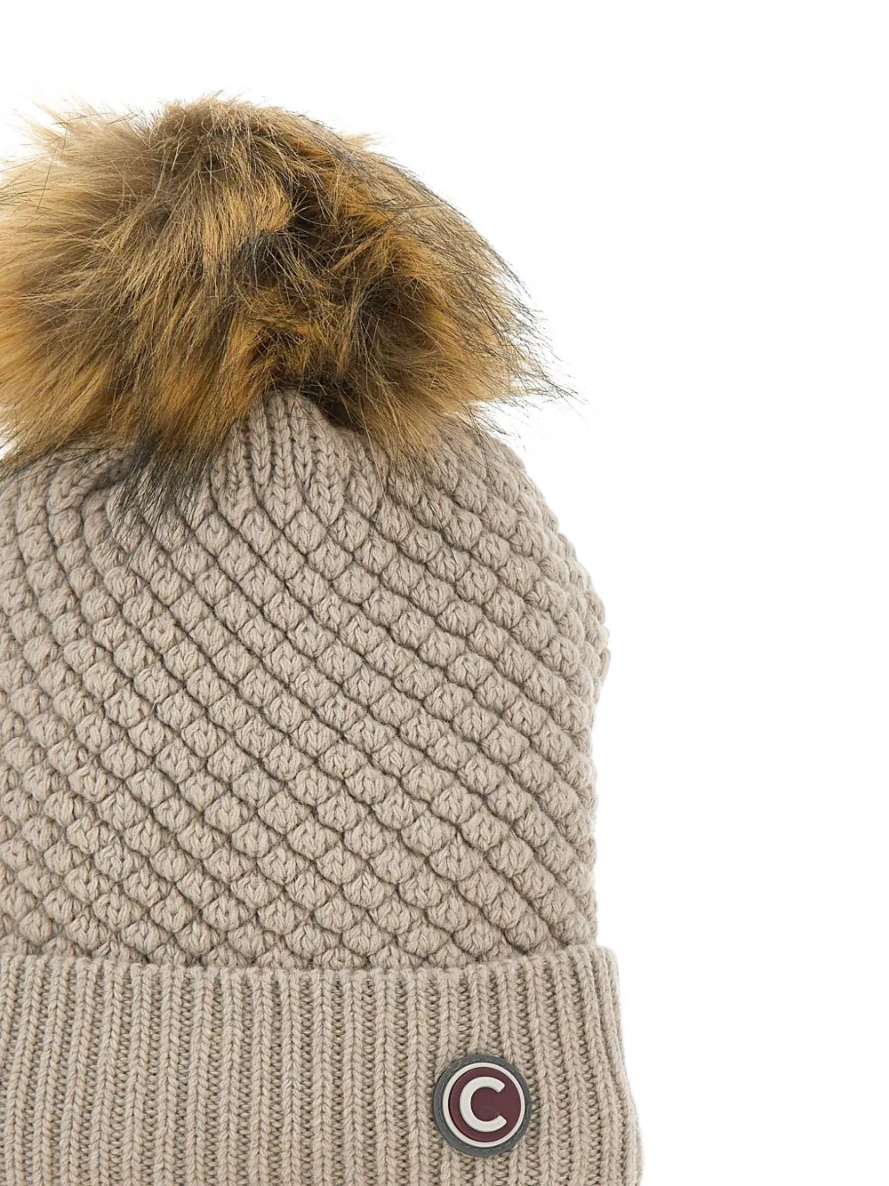 Colmar Pom-pom Beanie Hat In Neutral