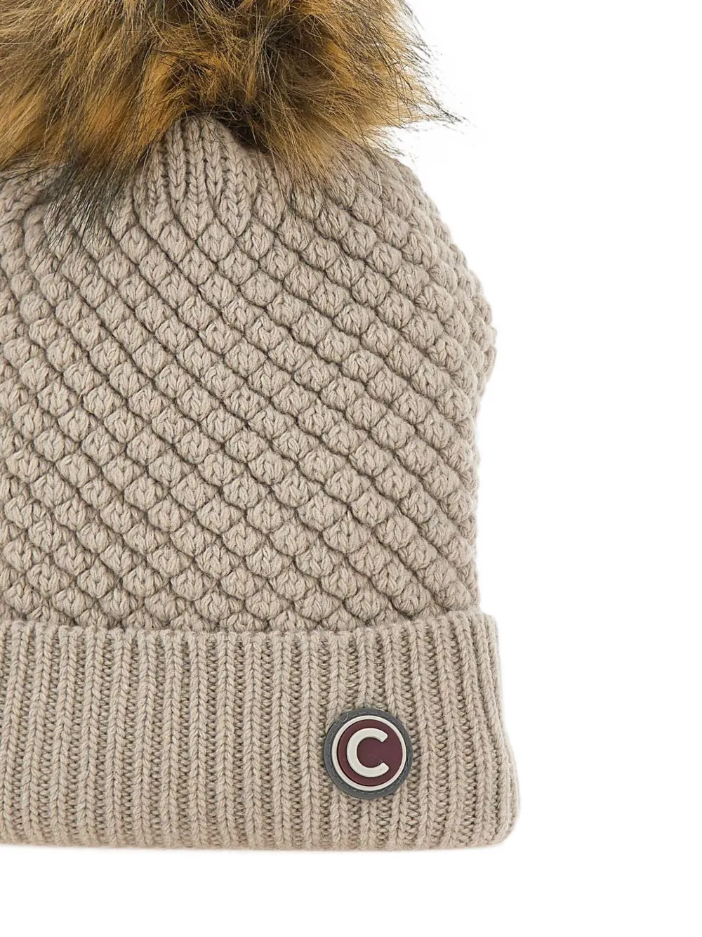 Colmar Pom-pom Beanie Hat In Neutral