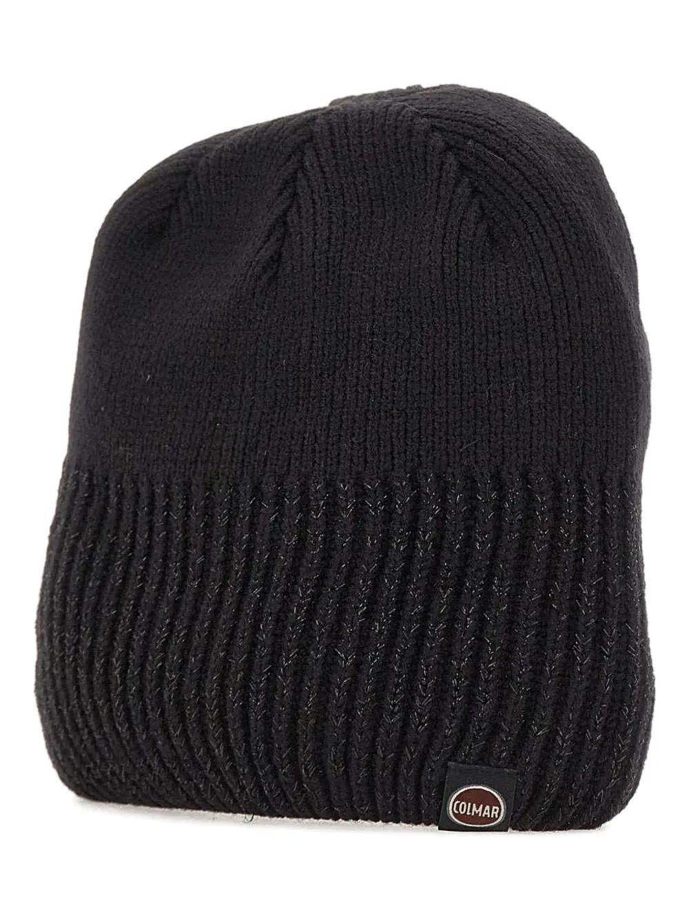 Colmar metallic-thread beanie hat | Black | Image 1
