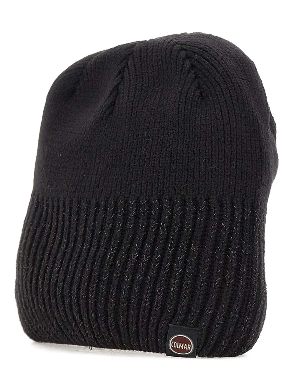 Colmar Metallic-thread Beanie Hat In Black