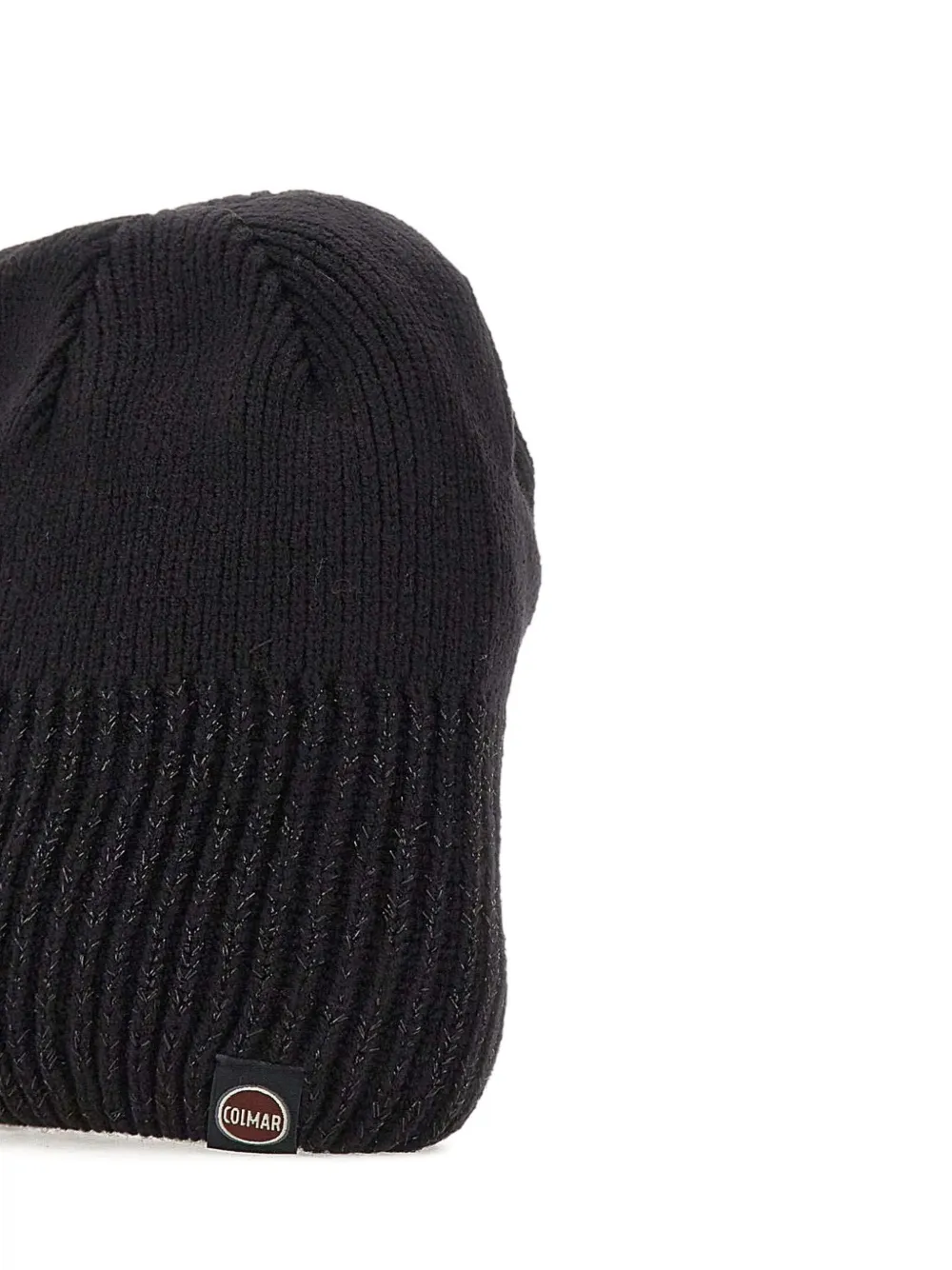 Colmar Metallic-thread Beanie Hat In Black