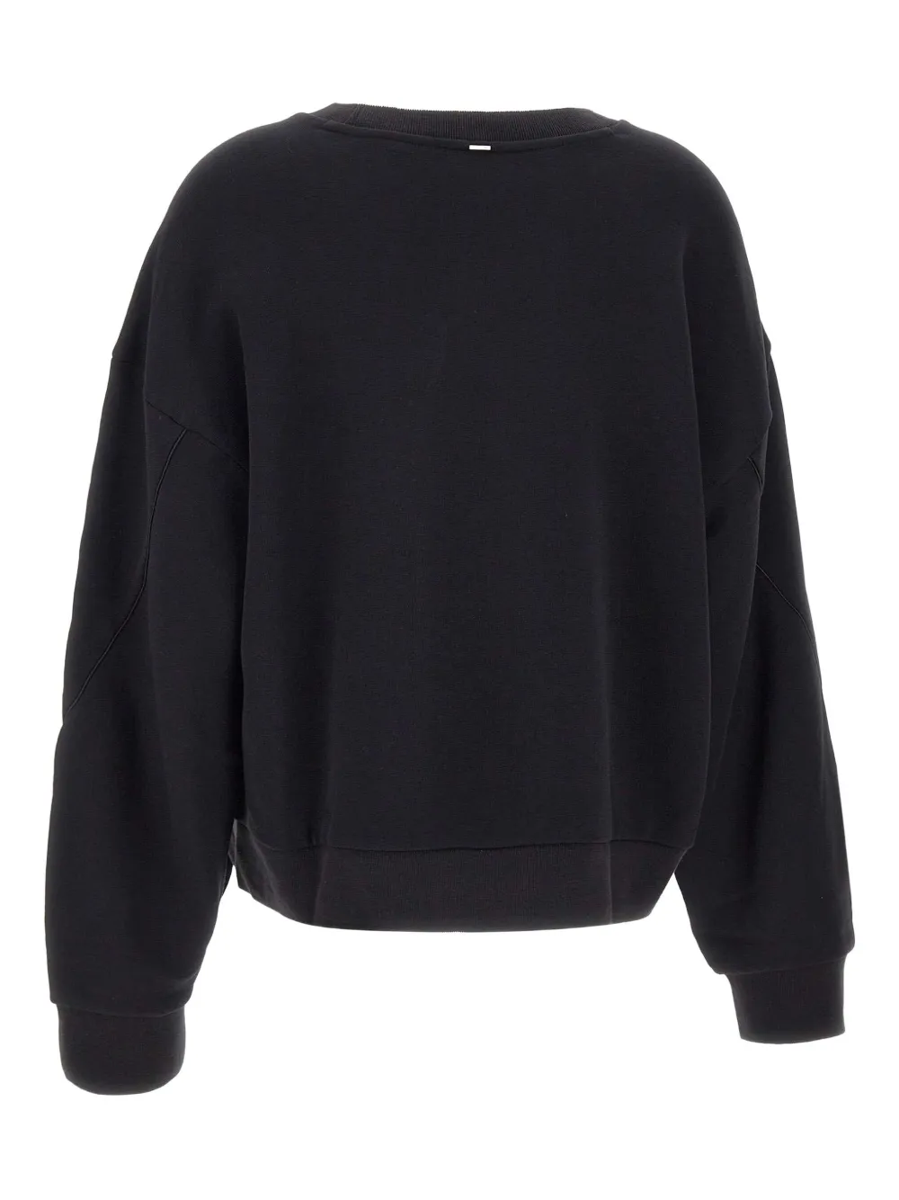 BOSS Sweater met geborduurd logo Zwart