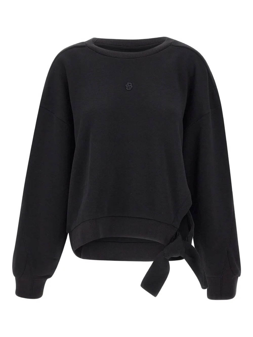 BOSS logo-embroidered sweatshirt | Black | Image 1