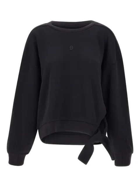 BOSS logo-embroidered sweatshirt