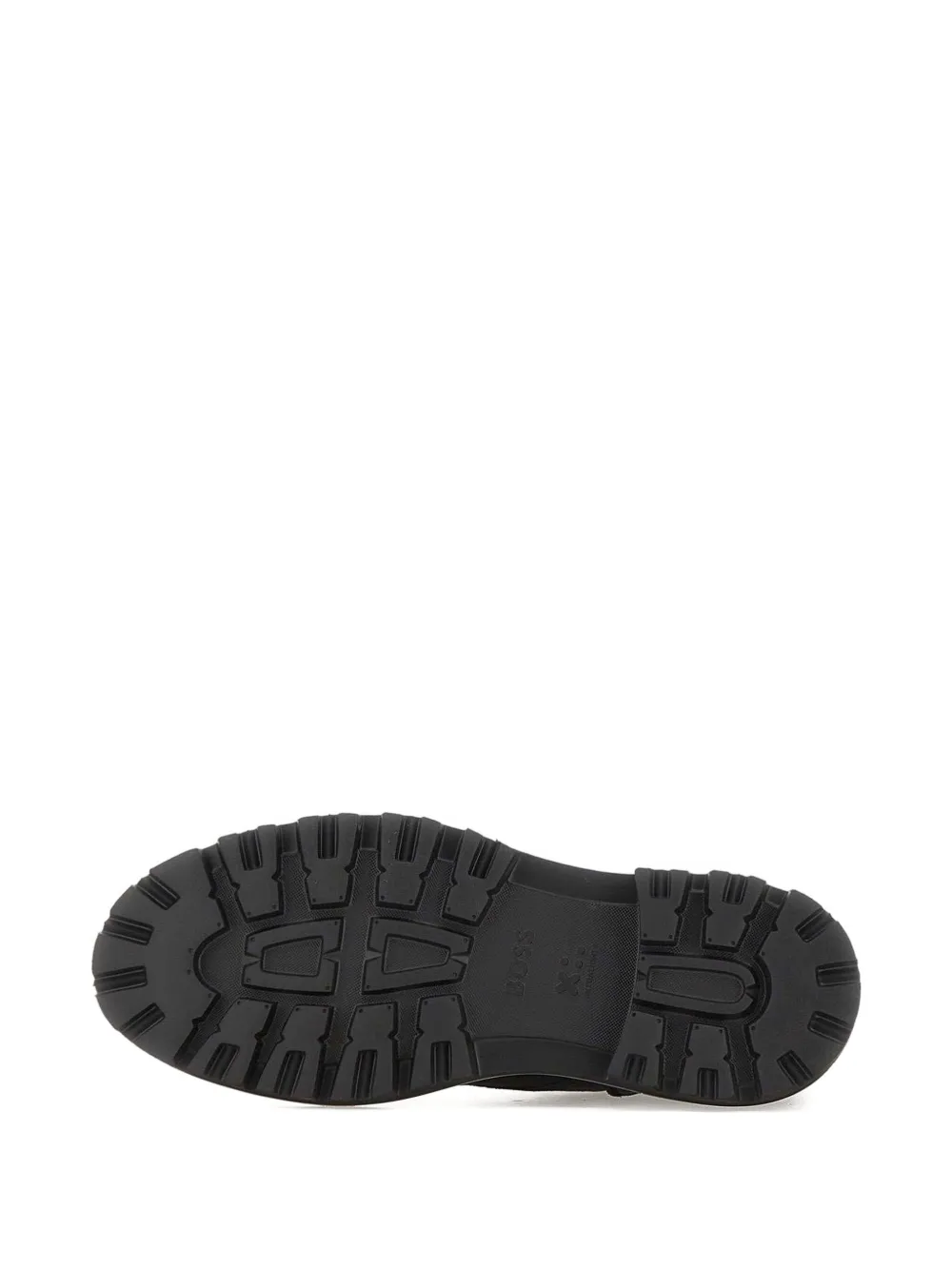 BOSS lace-up leather boots Black