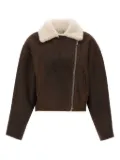 HiSO Aria reversible shearling jacket - Brown
