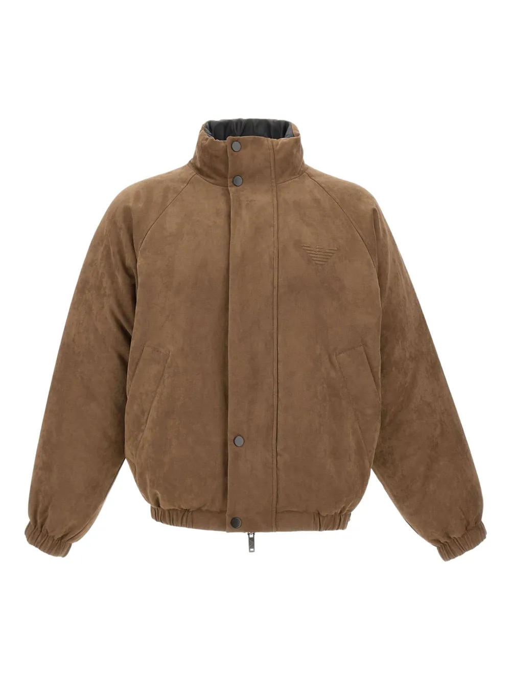Emporio Armani raglan-sleeve reversible bomber jacket | Brown | Image 1