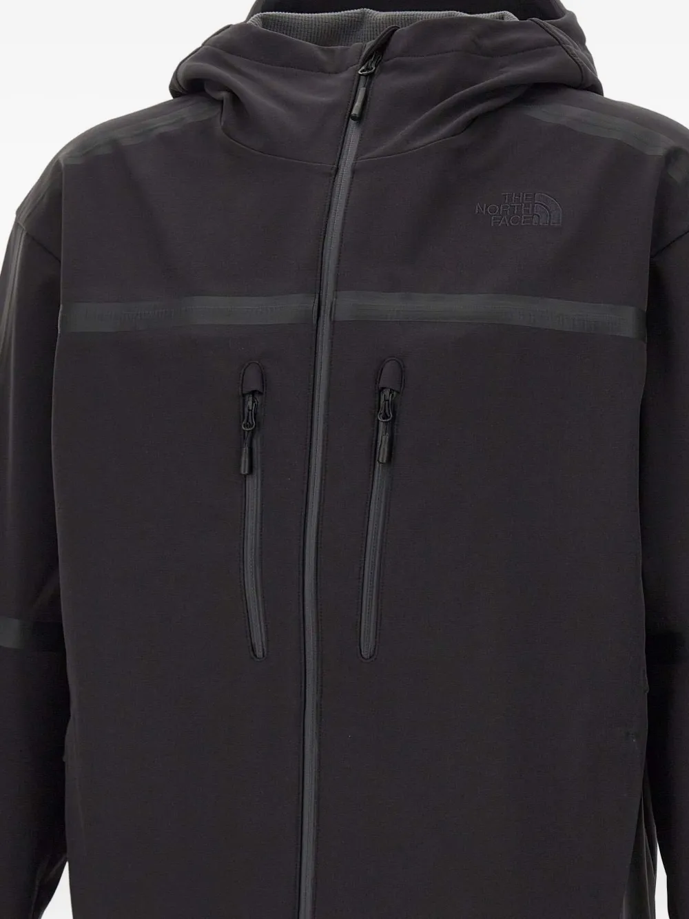 The North Face Hooded Jacket In Blue