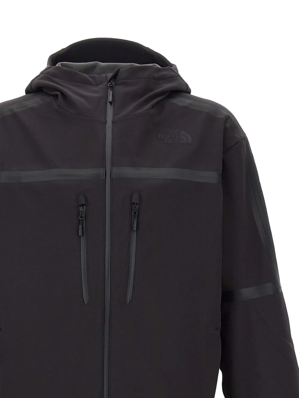 The North Face Hooded Jacket In Blue