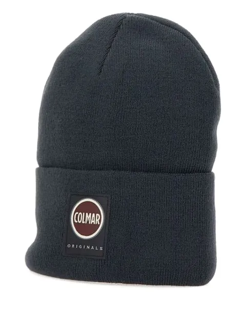 Colmar logo-patch beanie hat