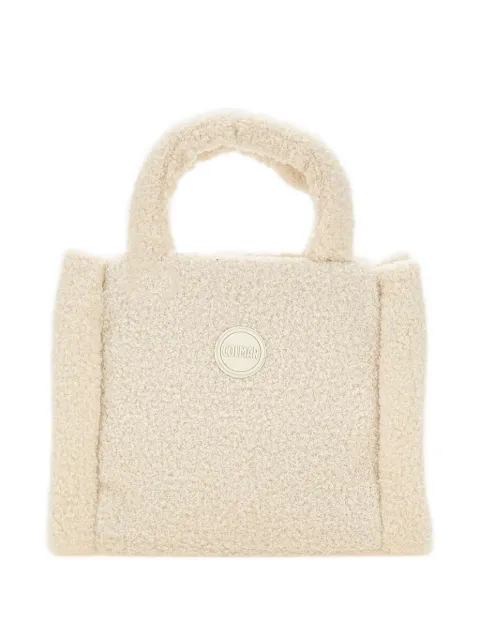 Colmar teddy-effect square tote bag