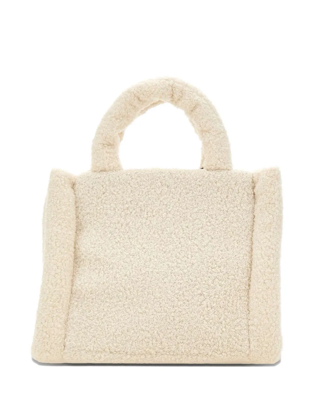 Colmar teddy-effect square tote bag | Image 2