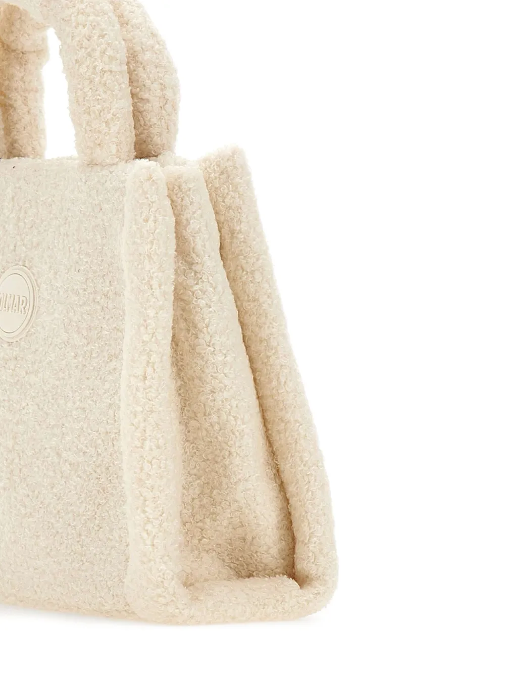 Colmar Vierkante shopper met teddy-effect Wit