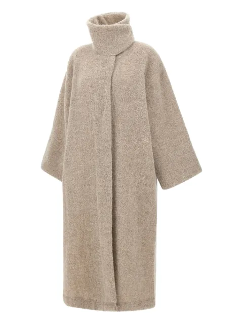 MAURIZIO MYKONOS high-neck oversized coat