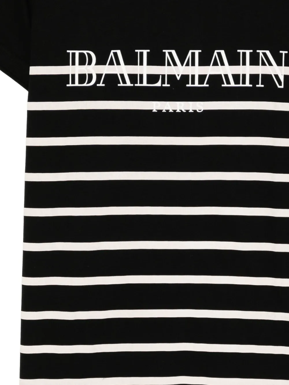 Balmain T-shirt met logo Zwart