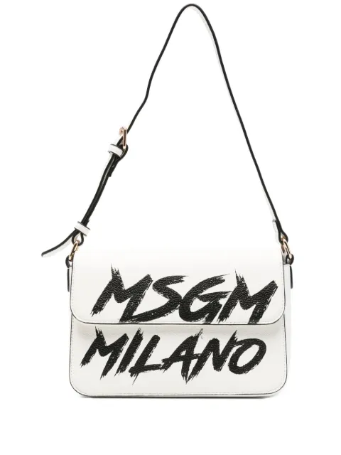 MSGM Kids Schultertasche mit Logo-Print