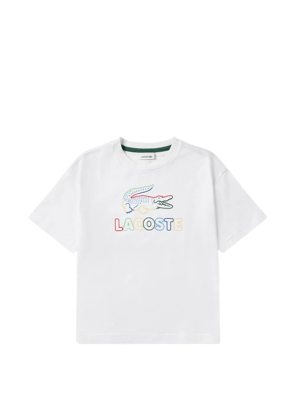 Lacoste Kids T-shirt con logo - Bianco