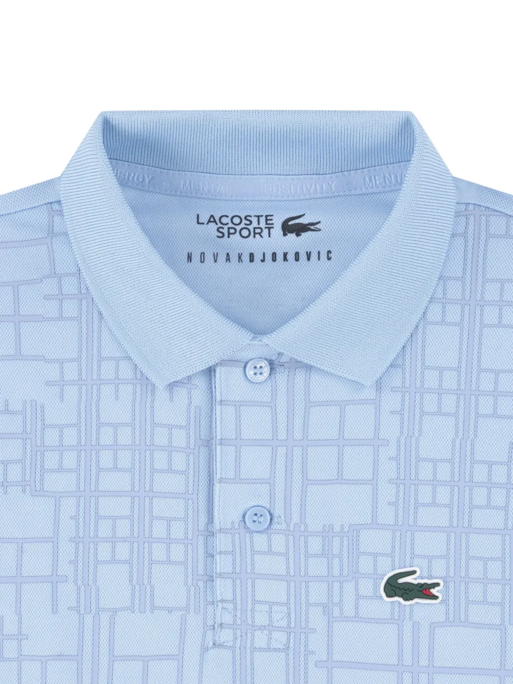 Patterned Short-Sleeve Polo Shirt