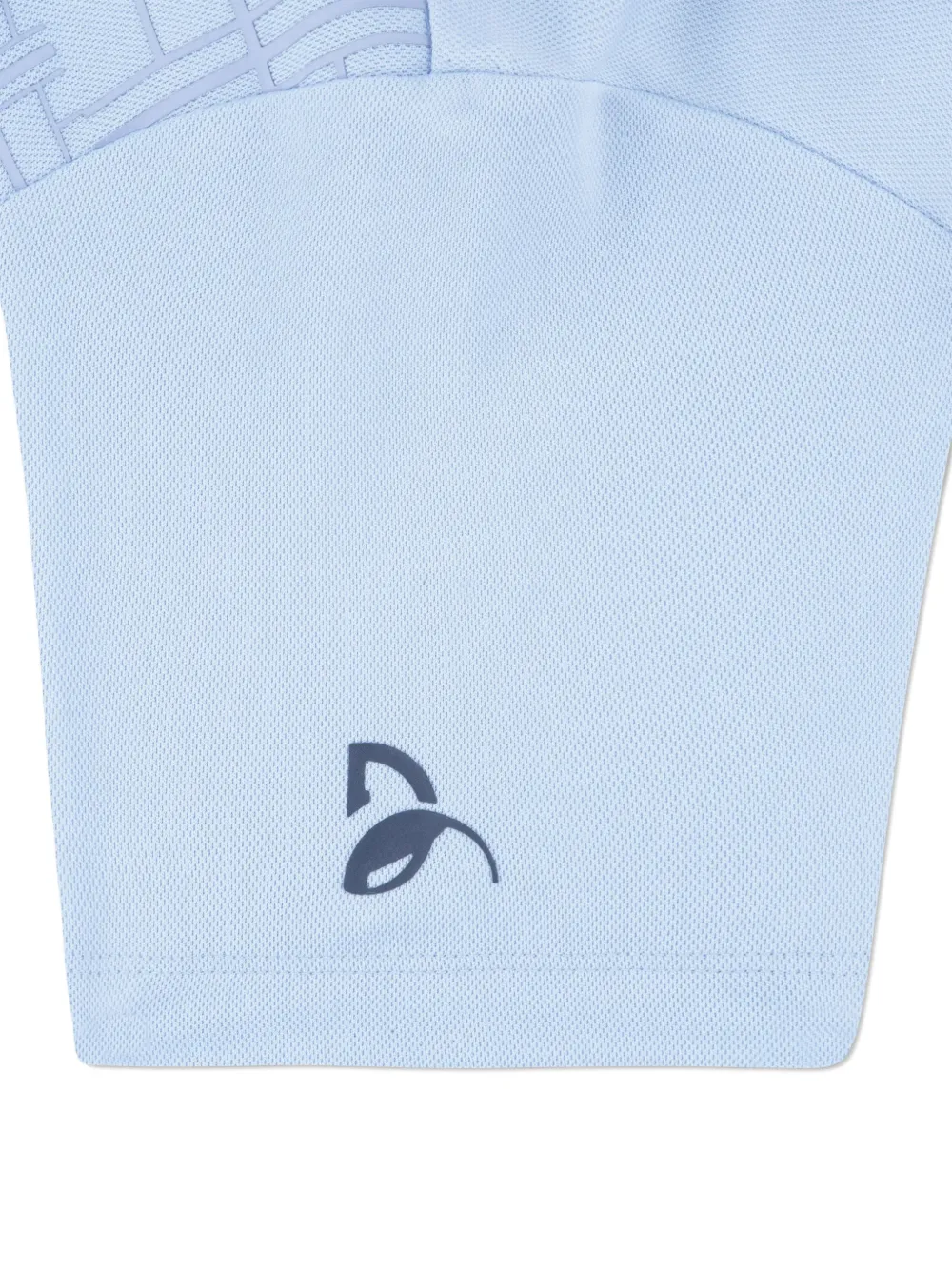  Lacoste Kids Patterned Short-sleeve Polo Shirt - Blue 