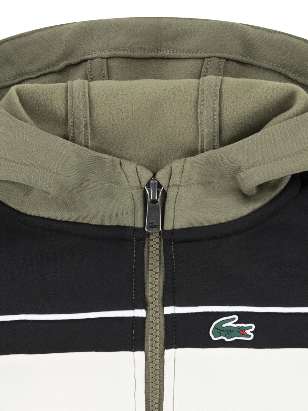 Lacoste Kids Trainingspak met colourblocking Zwart