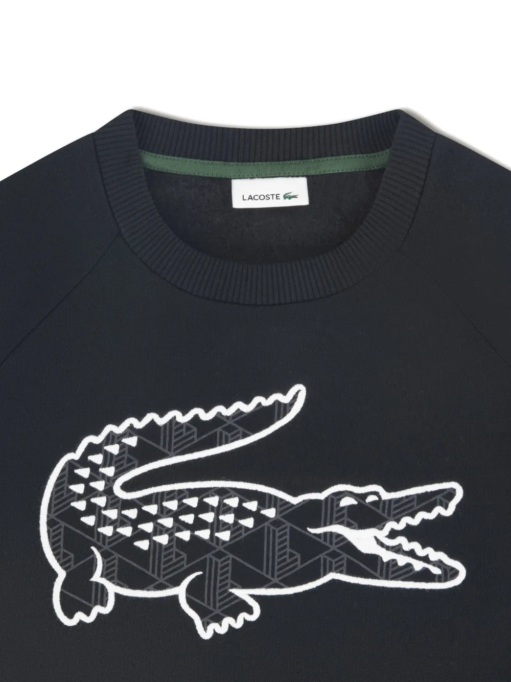 Lacoste Kids Trui met geometrisch logo Blauw