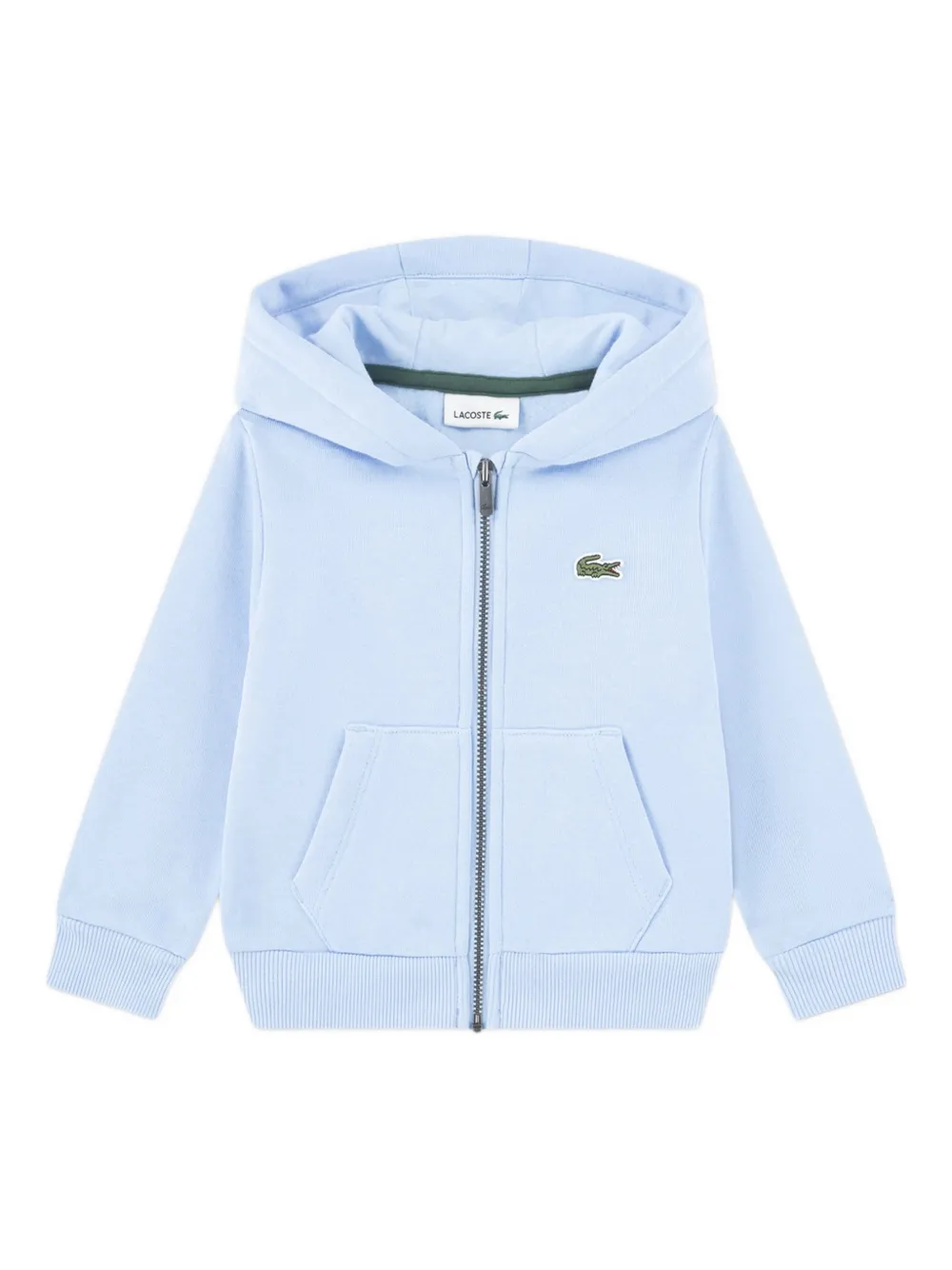 Lacoste Kids Trainingspak met capuchon en rits Blauw